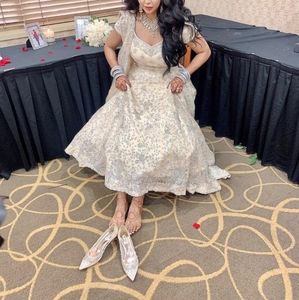 Stunning champagne lehenga